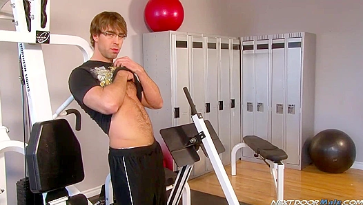 Geeky Fitness Hunk Felix LeJour Masturbates Solo - Nextdoor Male