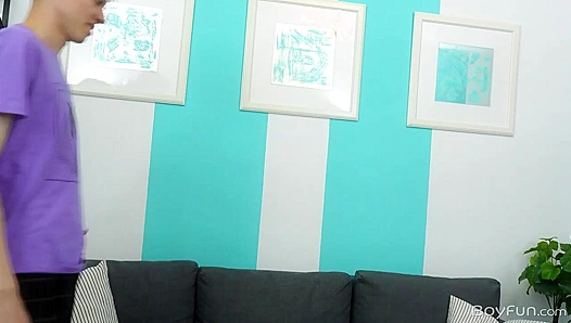 Hot Twink Action - Angel Abell & Oleg Dostoevskii's Steamy Gay XXX Encounter