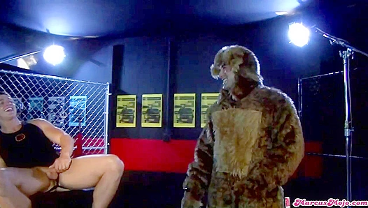 BTS - Marcus Mojo Shows Off His Ass and Hot Cock On The Set