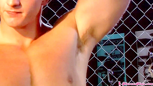 BTS - Marcus Mojo Shows Off His Ass and Hot Cock On The Set