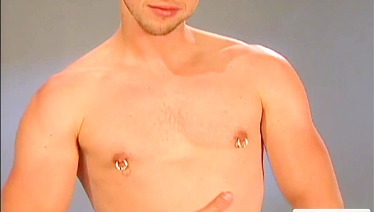 Jon Hunter Smirks While Masturbating Intensely at Home