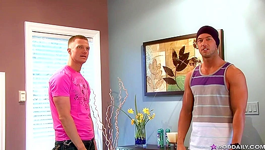 Hard Sodomy Heat - Rod Daily & Elliot Fitch Spice Up 'On The Set'