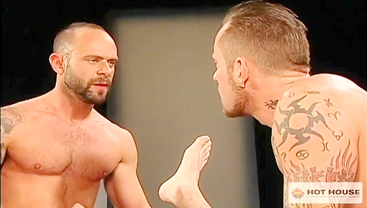 Nick Piston & Johnny Gunn - Raw Bareback Action in the Hot House