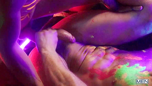 Neon Dancers Olivier & Theo - Hot Fuck Session - Drill My Hole