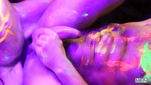 Neon Dancers Olivier & Theo - Hot Fuck Session - Drill My Hole