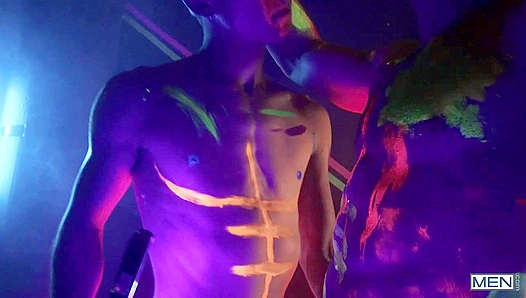 Neon Dancers Olivier & Theo - Hot Fuck Session - Drill My Hole