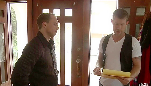 John Magnum Rides Braxton Bond - From Straight to Gay Reverse Cowgirl Bliss