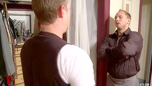 John Magnum Rides Braxton Bond - From Straight to Gay Reverse Cowgirl Bliss