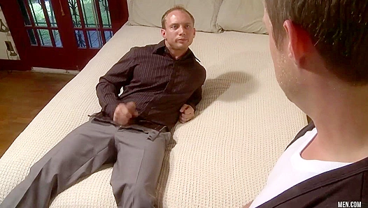 John Magnum Rides Braxton Bond - From Straight to Gay Reverse Cowgirl Bliss