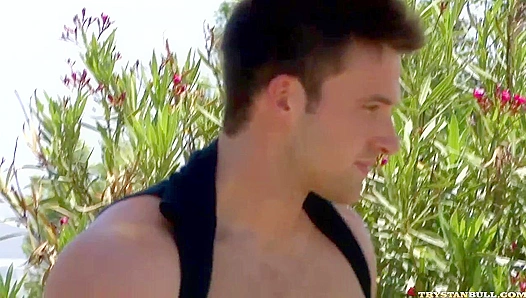 Trystan Bull - Hot Solo Stud Action On The Set