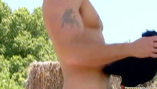 Trystan Bull - Hot Solo Stud Action On The Set