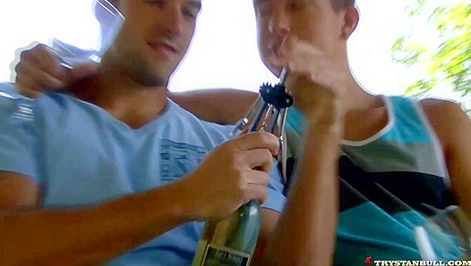 Hard Sodomy Heat - Trystan Bull & Nick Reeves Ignite On Set