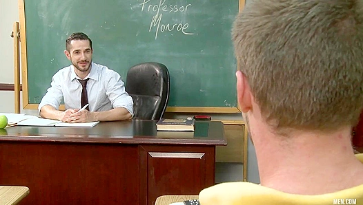 Dean & David's Classroom Cock Swap - Big Dicks at School