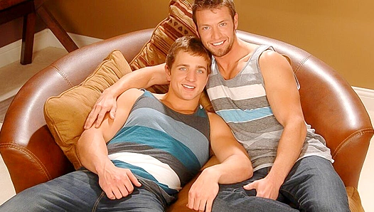 Marcus Mojo & Kevin Crows Show Off Their Massive Cocks On Set