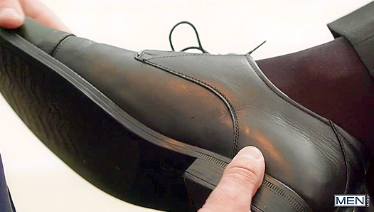 Suited Sexpot Papi Kocic Takes Allen King Hard from Behind