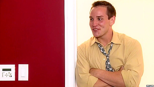 Red Curtains, Red-Hot Anal - Dylan Roberts & Jessie Colter Heat Up The Gay Office