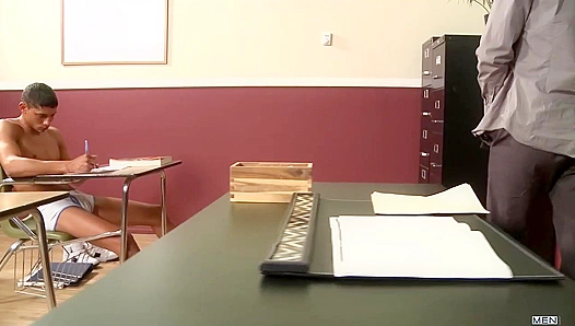 Horny Studs Billy Byron and Preston Steel Get Wild in School - Big Dick Action