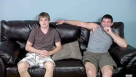 Johnny Rapid Gets Fucked by Tony Paradise and Cumes All Over - Straight Turned Gay