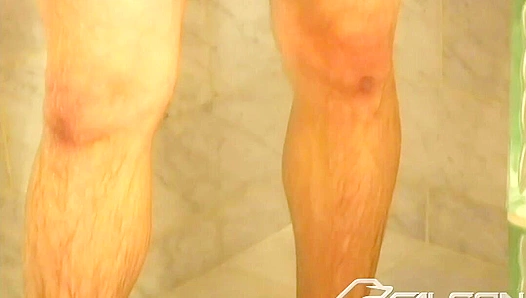 Brice Flexes His Thick Cock and Strokes Hard - Falcon Studios