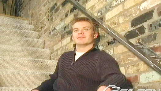 Brice Flexes His Thick Cock and Strokes Hard - Falcon Studios