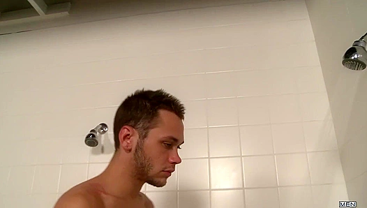 Marc Peron & Dominic Pacifico Pound Each Other in the Locker Room - Big Dicks at School