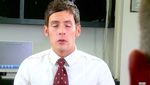 Tyr Alexander and Jackson Lawless - Cock Evaluation in the Gay Office