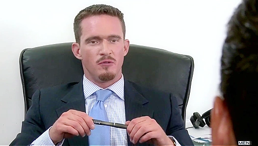 Tyr Alexander and Jackson Lawless - Cock Evaluation in the Gay Office