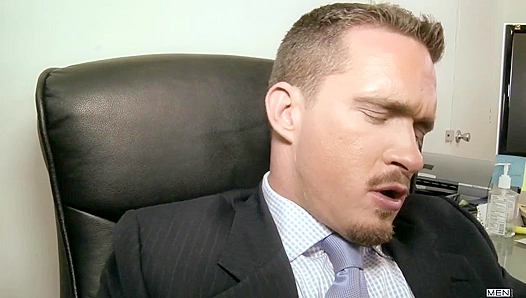 Tyr Alexander and Jackson Lawless - Cock Evaluation in the Gay Office