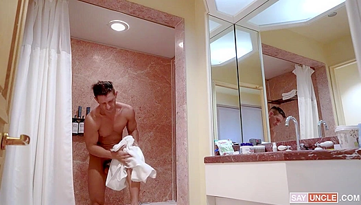 Stepdad Jax Treats Stepson Jesse to a Hard Family Fucked Session