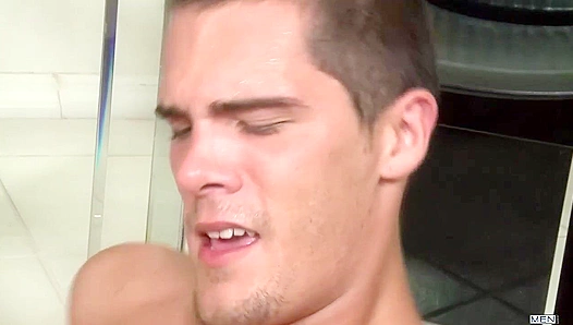 Steamy Classroom Encounter - Two Hotties Cool Down with Hard Cums