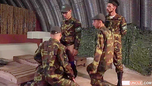 Joris Leonard's Gay Army Adventures - Hot Three-Way Action with Uriel Simon & More!