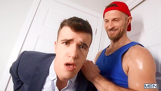 Horny Paul Wagner & Maverick Sun - From Str8 to Gay Upside Down
