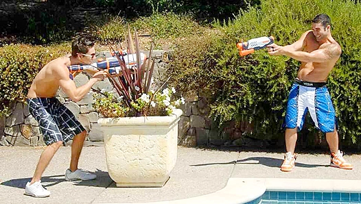 Johnny Torque Pounds Samuel O'Toole On Set - Hard Fun!