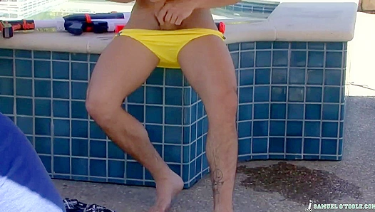 Johnny Torque Pounds Samuel O'Toole On Set - Hard Fun!