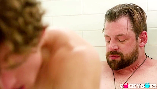 Shower Play - Andrew Stark & Greyson Myles Get Steamy - Cocky Boys