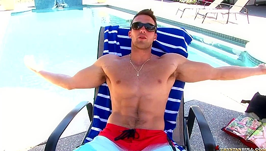 Trystan Bull's Perfect Outdoor Tease - A Gay Visual Treat