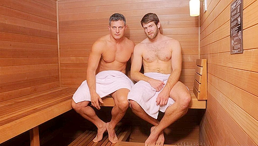 Steamy Sauna Seduction - Colby Keller Turns Brenden Cage from Str8 toGay