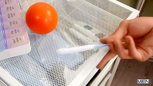 Austin Wolf Juggles Alex Myers on His Hard Cock