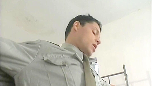 Thirsty Samuel Dolce Gets Pounded by Rugged Mateo Saray in Army Anal Delight