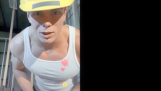 Hardhat Hotties Pound Each Other to the Limit - Gay-Men Construction Sex