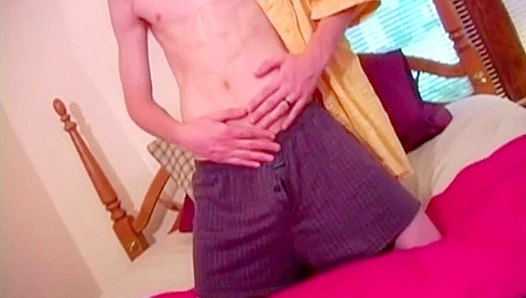Cocky Boy Jacks Off to the Limit in Steamy Solo Vid