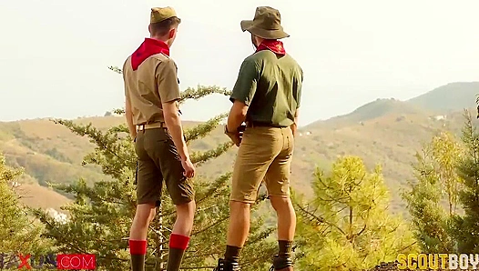 Adam Snow's Wild Woods Anal Adventure with Friends - Gay XXX