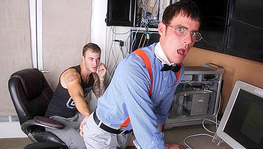 Office Geeks Turn Hot - Couch Fuck Session