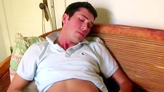 Cute Guy Blasts Massive Load on His Hard Dick - Cocky Boys