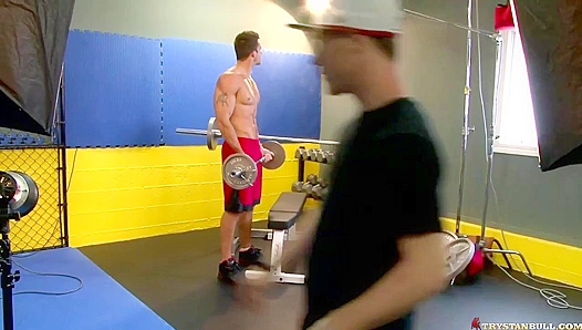 Trystan Bull Shows Off His Firm Booty On Set - A Sexy Behind-the-Scenes Encounter