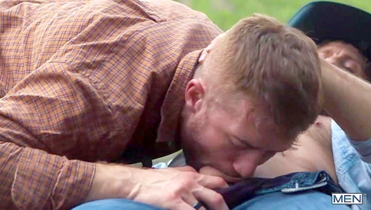 Cowboys Olivier & Dom Fuck Wild in Nature