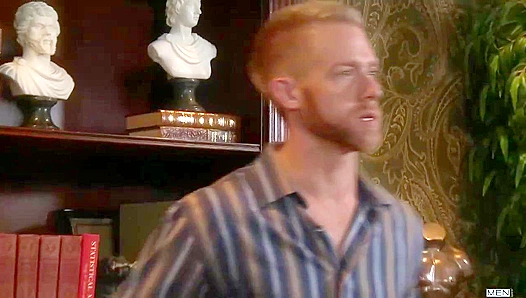 Sweaty Studs Christopher & Trent Fuck Fast in School - Big Dick Action