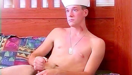 Sailor Glen Michaels Strokes His Throbber - Dorky Maritime Desire