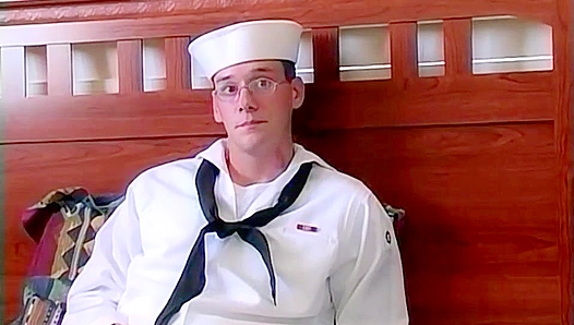 Sailor Glen Michaels Strokes His Throbber - Dorky Maritime Desire