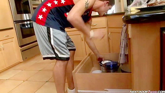 Horny Neighbors - Kitchen Kink with Jay Kohl & Rhett Brenner